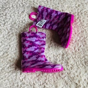 Lilly of New York~Girl Pink Camo Rain Boots NWT Y2